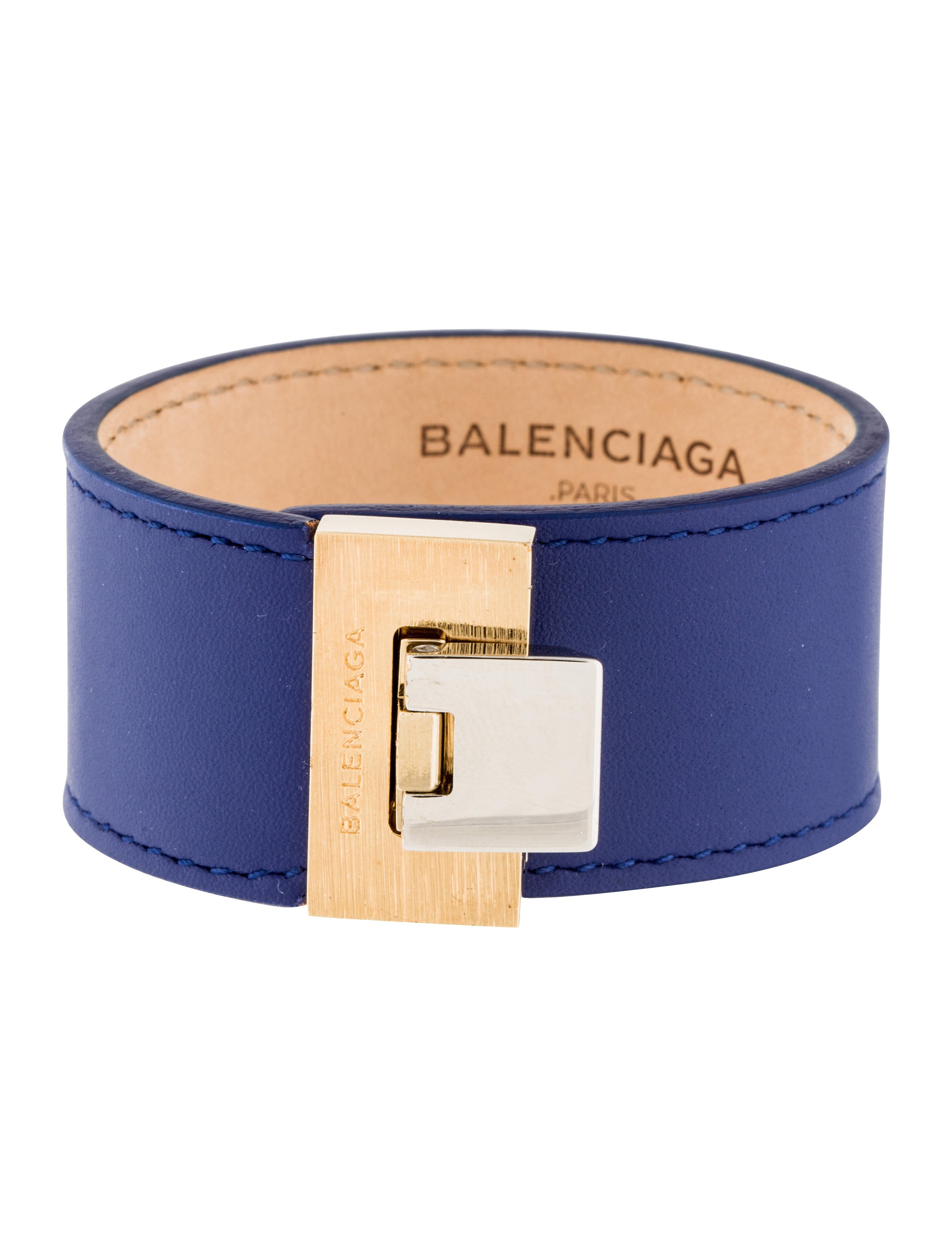 Balenciaga Le Dix Leather Wrap Bracelet Bracelets Bal57958 The Le Dix Leather Wrap Bracelet