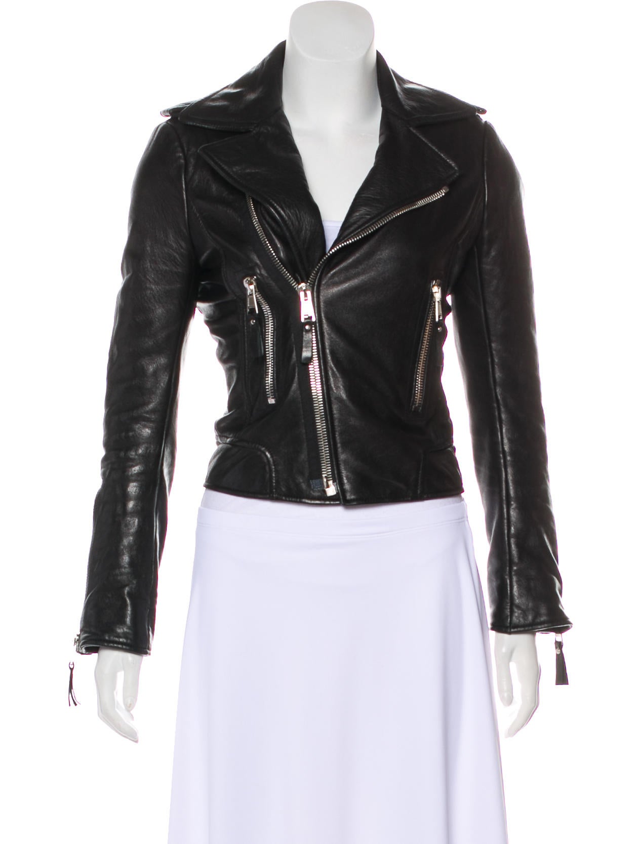 Balenciaga Leather Moto Jacket