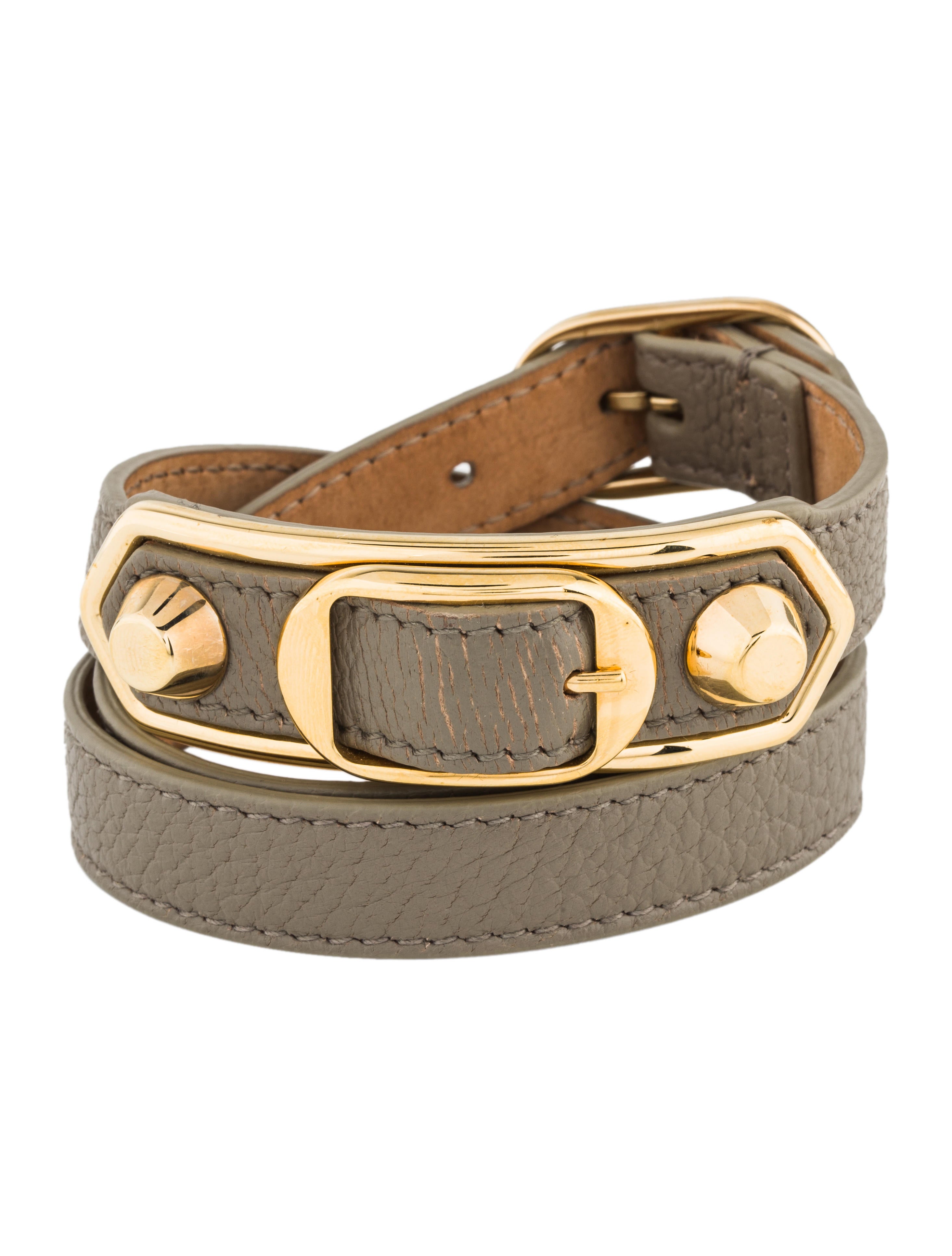 Balenciaga Arena Giant Double Tour Bracelet Bracelets Bal63646 Arena Giant Double Tour Bracelet