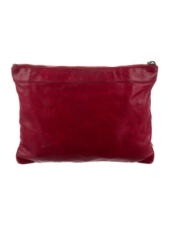 Balenciaga Motocross Classic Flat Clutch