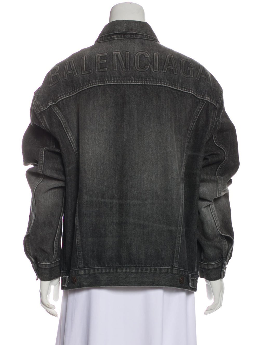 balenciaga jeans jacket