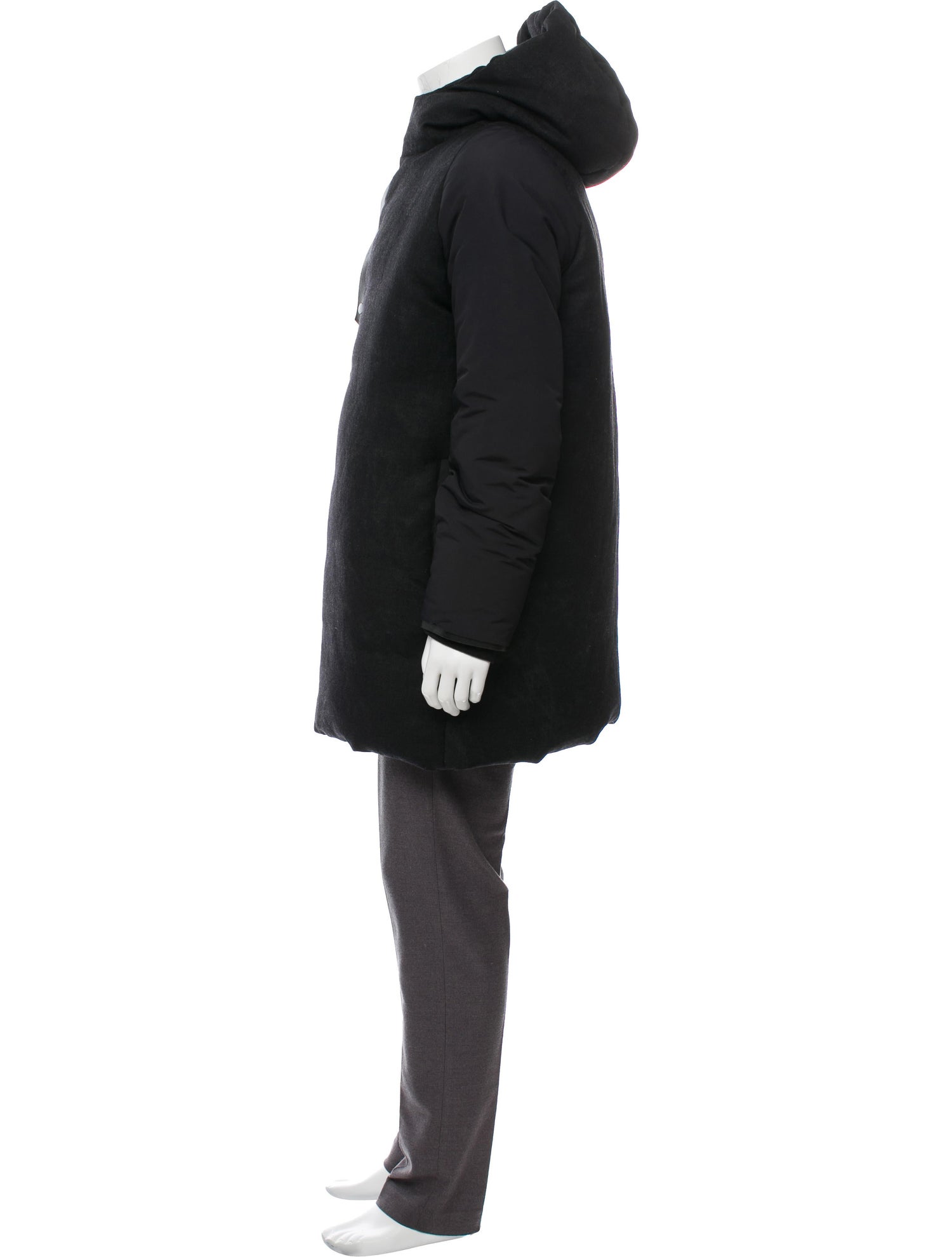 balenciaga hooded coat