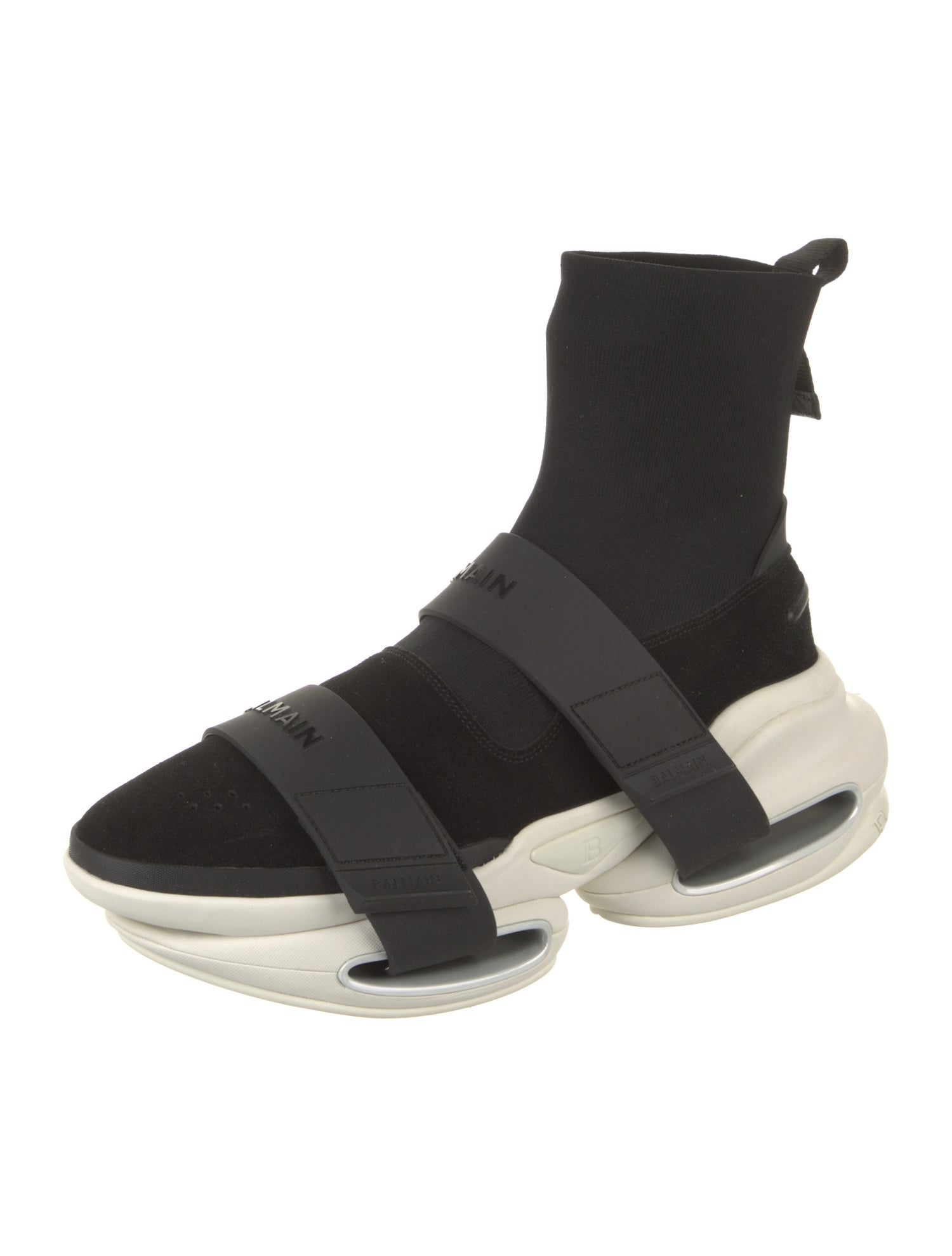 Balmain Printed Athletic Sneakers