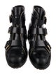 Balmain Leather Combat Boots