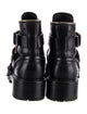 Balmain Leather Combat Boots