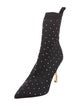 Balmain Crystal Embellishments Sock Boots