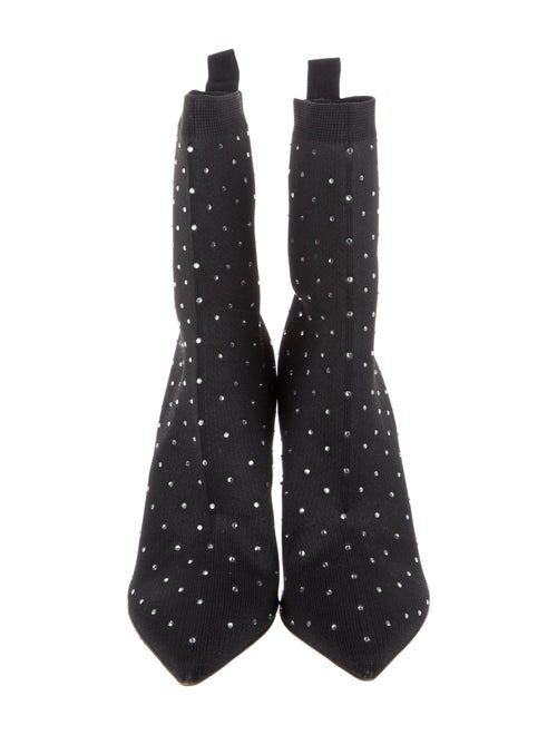 Balmain Crystal Embellishments Sock Boots