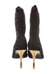 Balmain Crystal Embellishments Sock Boots