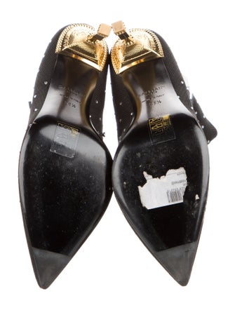 Balmain Crystal Embellishments Sock Boots