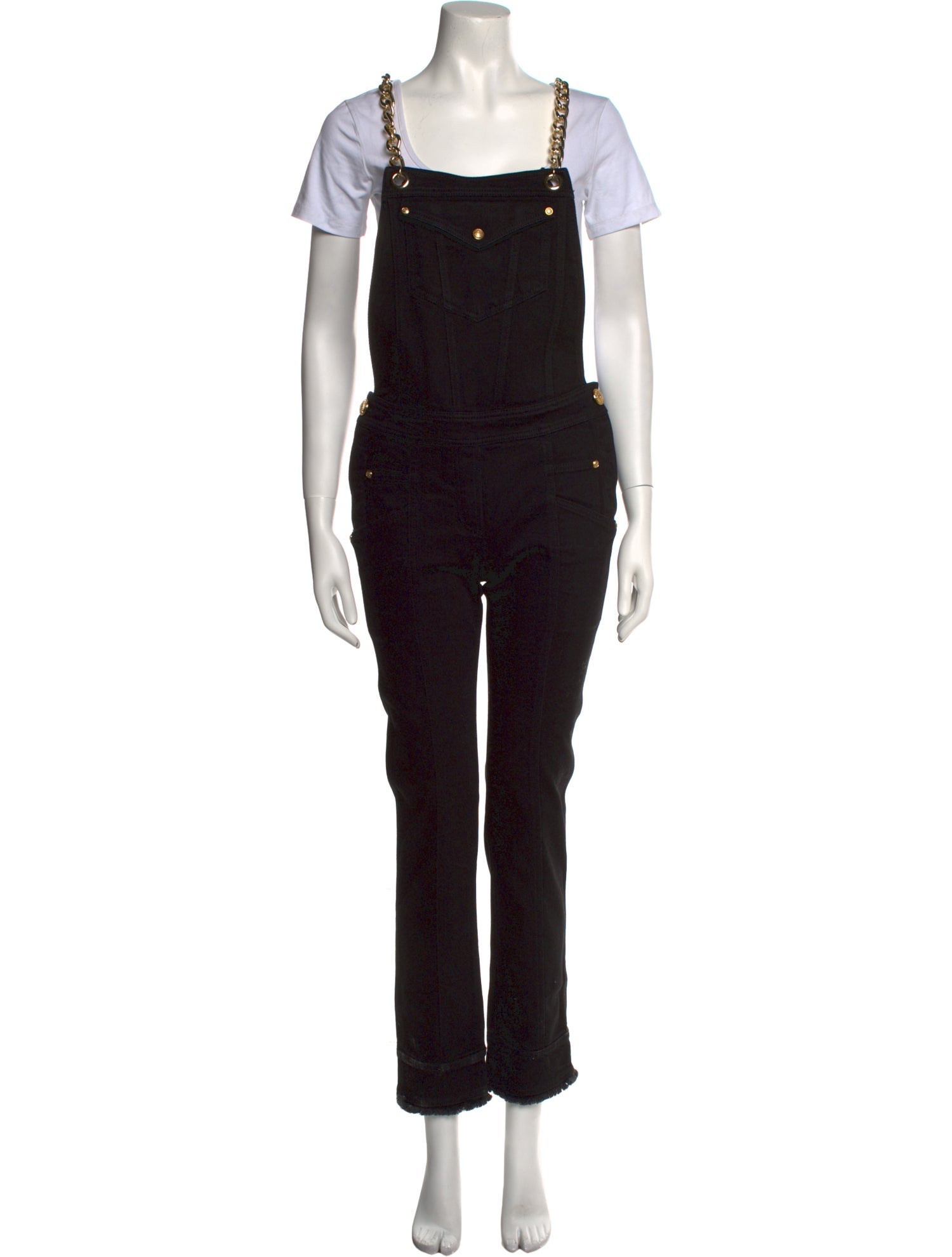 Balmain Square Neckline Jumpsuit