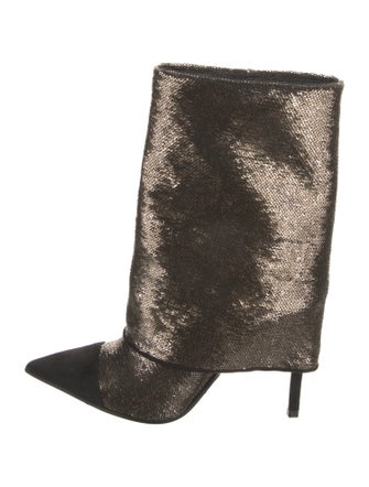 Balmain Sequins Boots