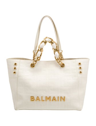 Balmain Leather Tote