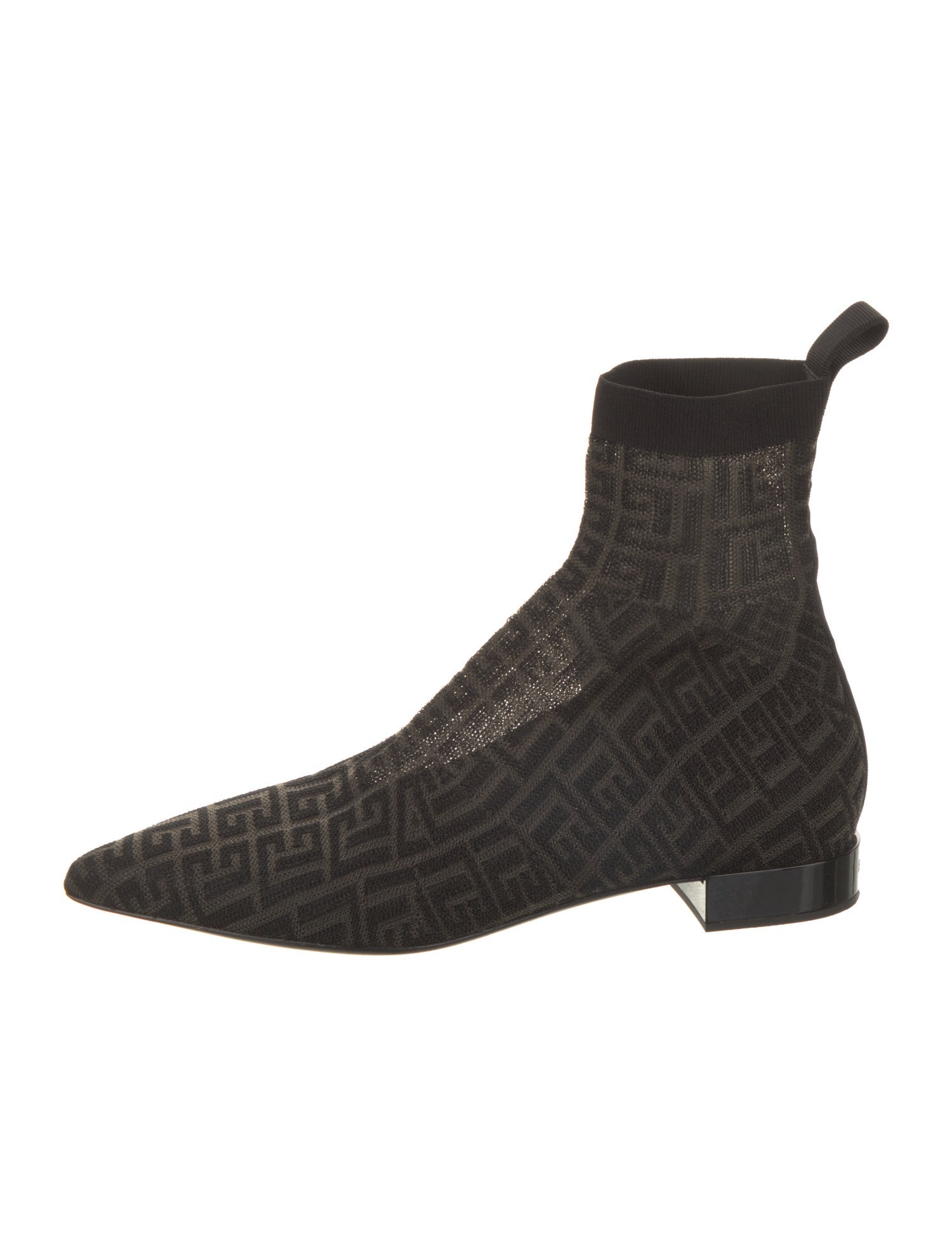 Balmain Animal Print Combat Boots