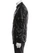 Balmain Lamb Leather Utility Jacket