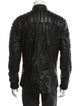 Balmain Lamb Leather Utility Jacket