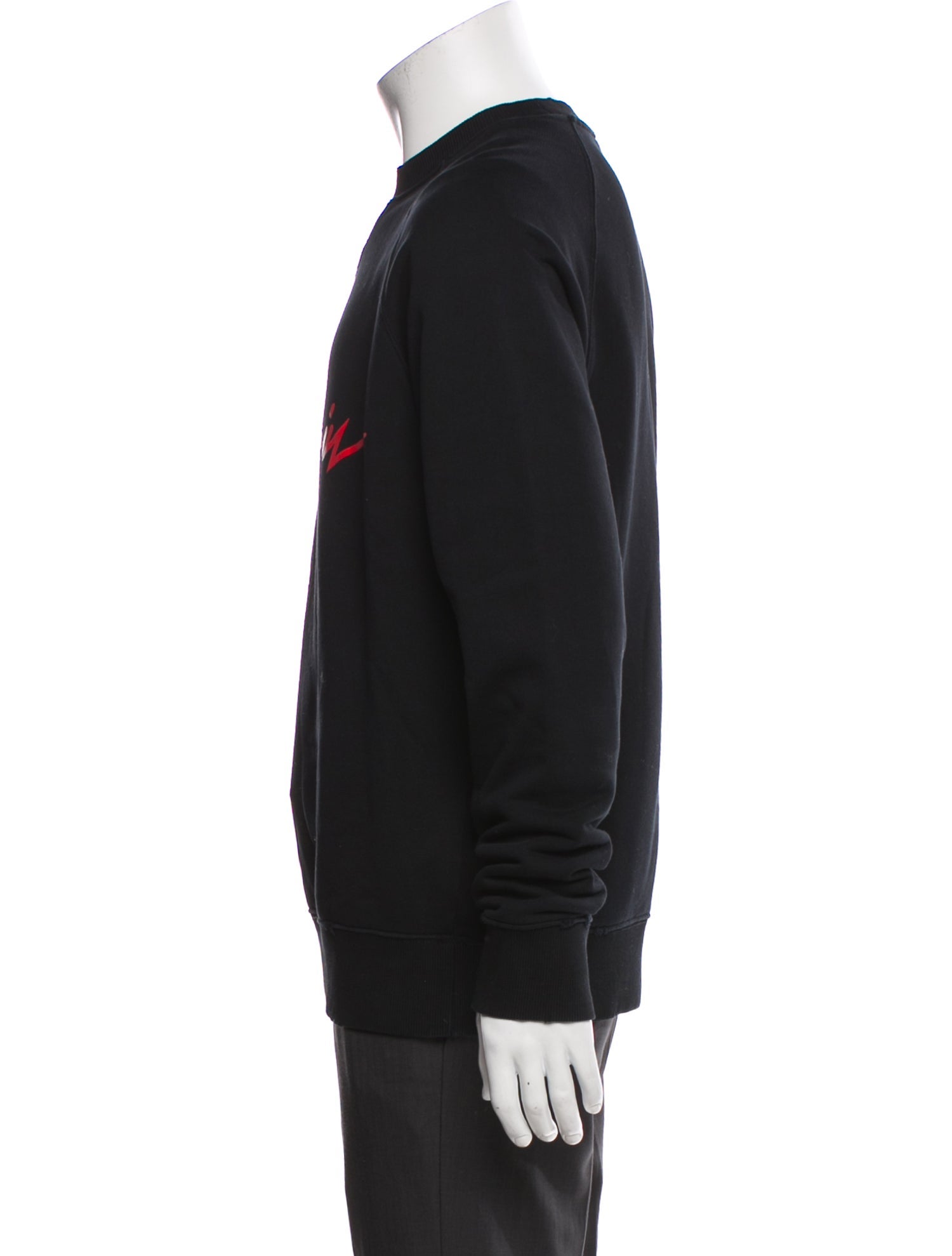 Balmain Graphic Print Crew Neck Sweatshirt