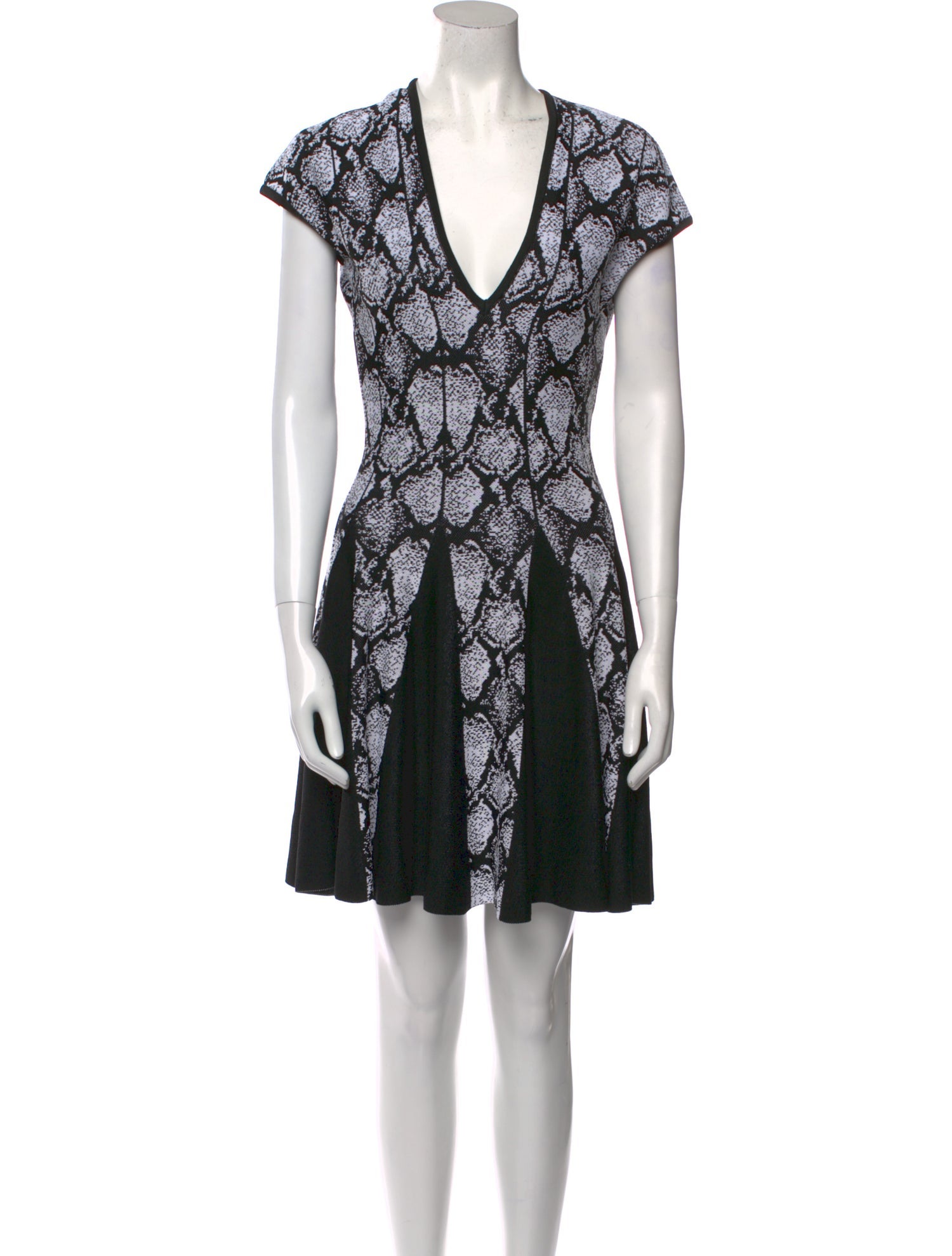 Balmain Printed Mini Dress w/ Tags