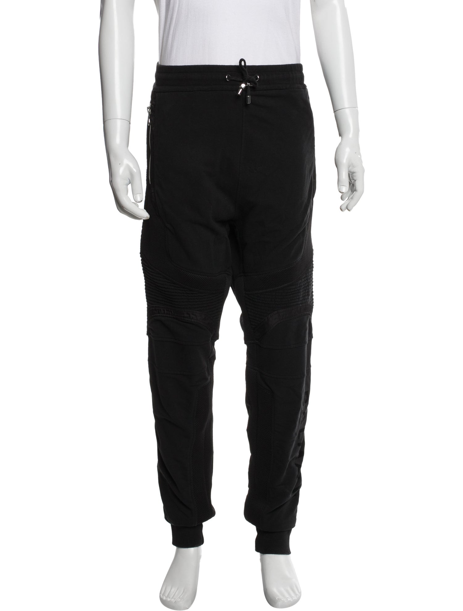 Balmain Gray Cotton Joggers (Workout Pants) main image 1