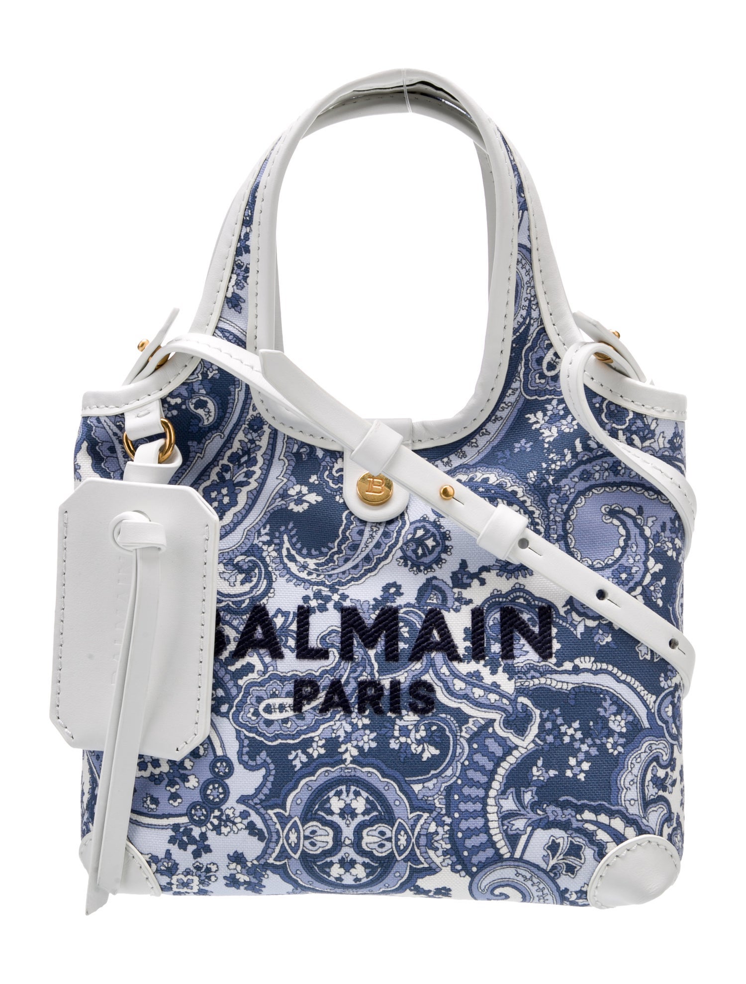 Balmain Canvas Shoulder Bag