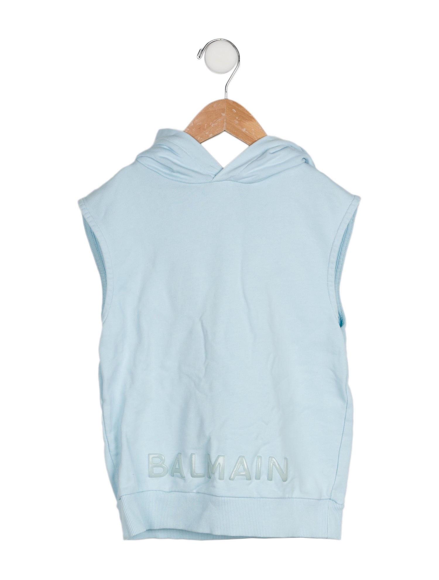 Balmain Boys' Sleeveless Hooded Shirt