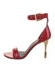 Balmain Patent Leather Sandals