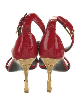 Balmain Patent Leather Sandals