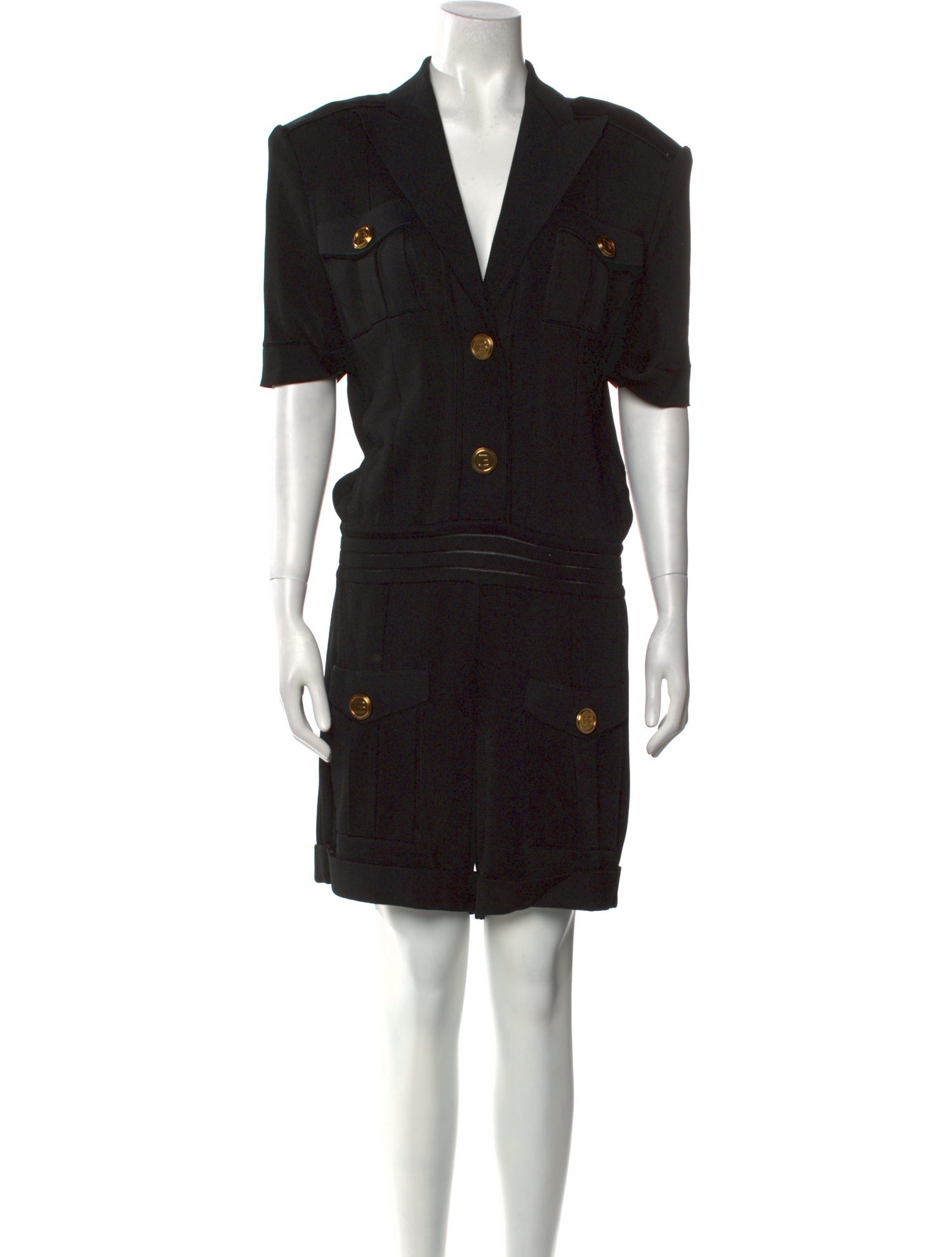 Balmain V-Neck Romper