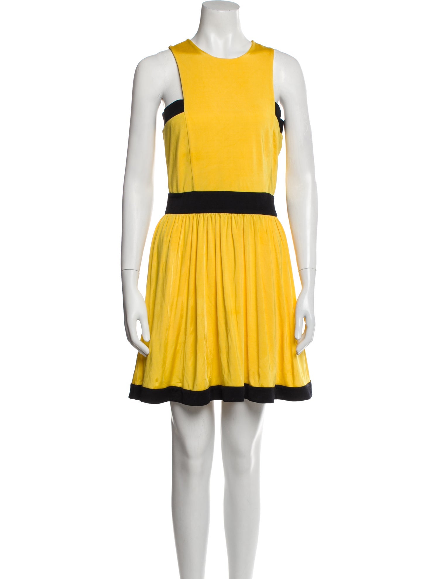 Balmain Colorblock Pattern Mini Dress