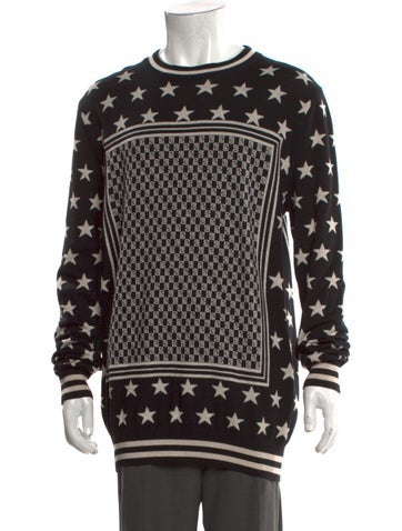 Balmain Sweaters Wool Printed Pullover M
