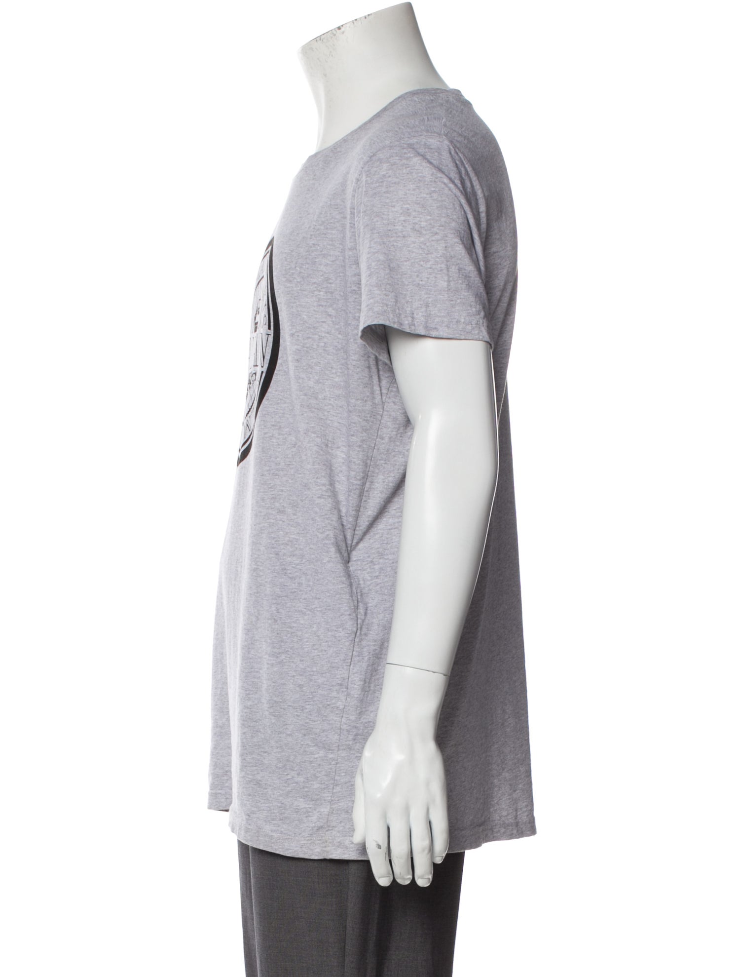 Balmain Graphic Print Crew Neck T-Shirt