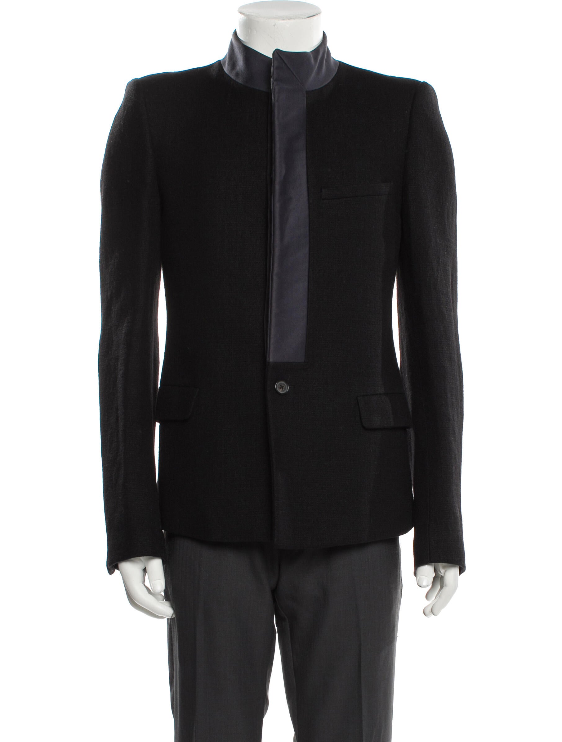 Balmain Linen Peacoat