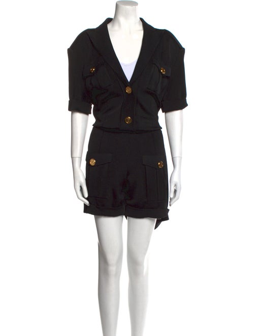Balmain V-Neck Romper
