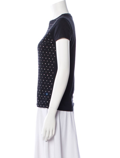 Balmain Embroidered Short Sleeve Top