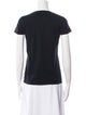 Balmain Embroidered Short Sleeve Top