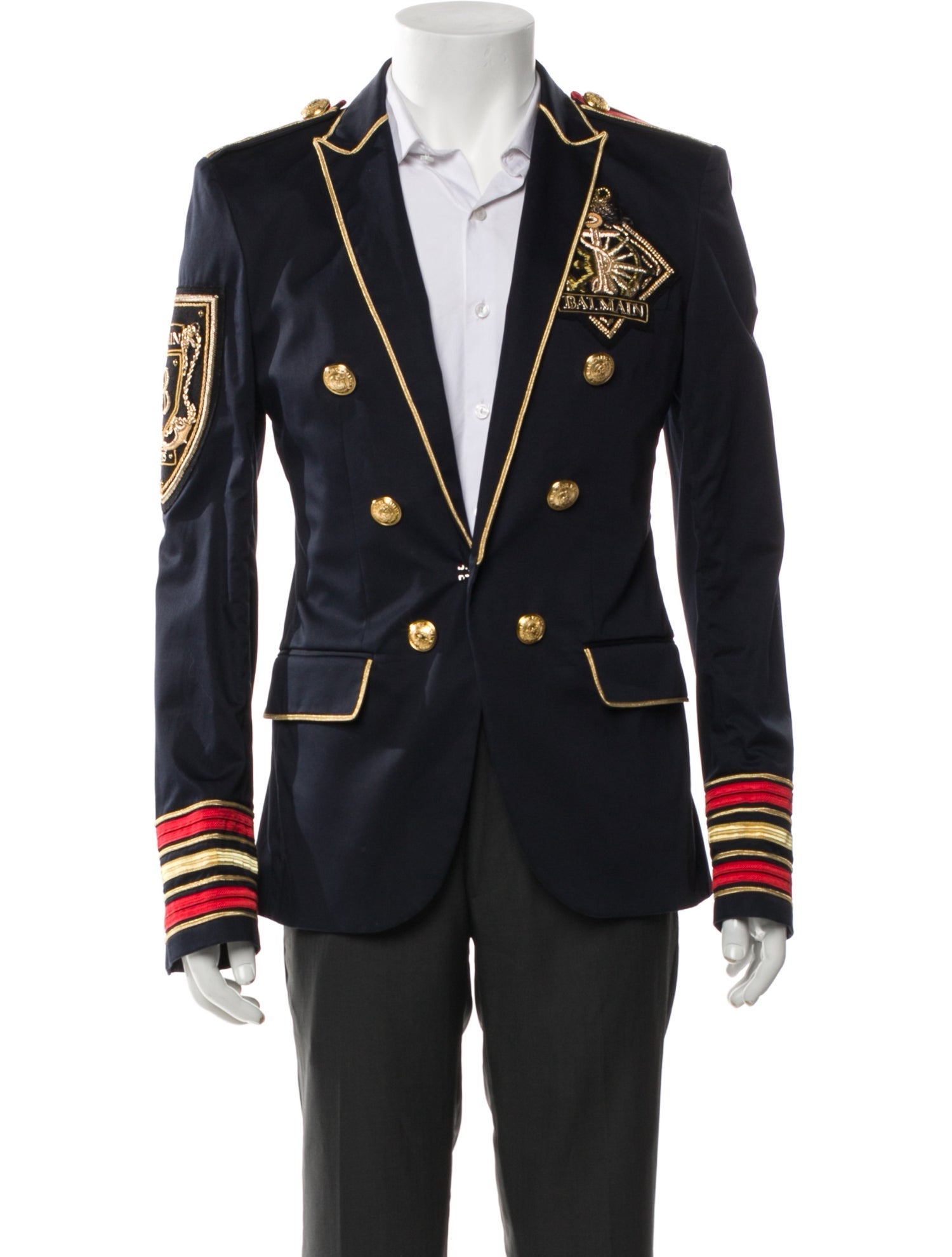 Balmain Striped Blazer