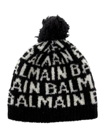 Balmain Boys' Logo Printed Beanie