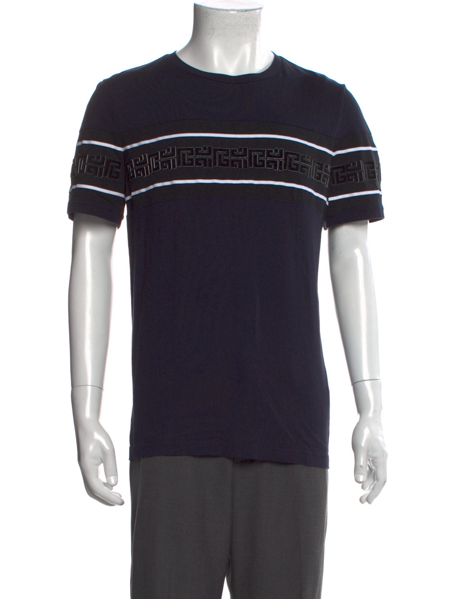 Balmain Graphic Print Crew Neck T-Shirt