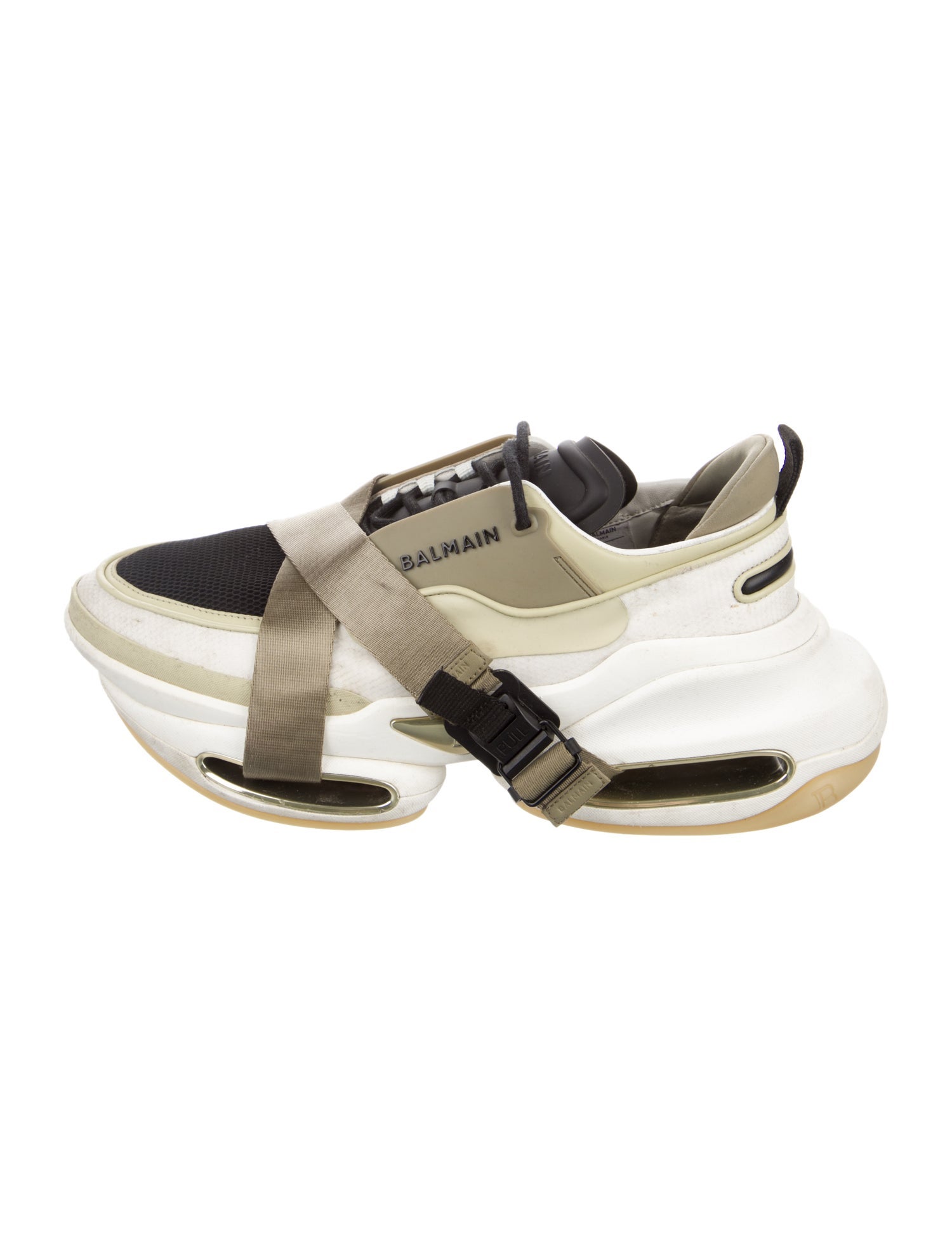 Balmain Mesh Printed Sneakers