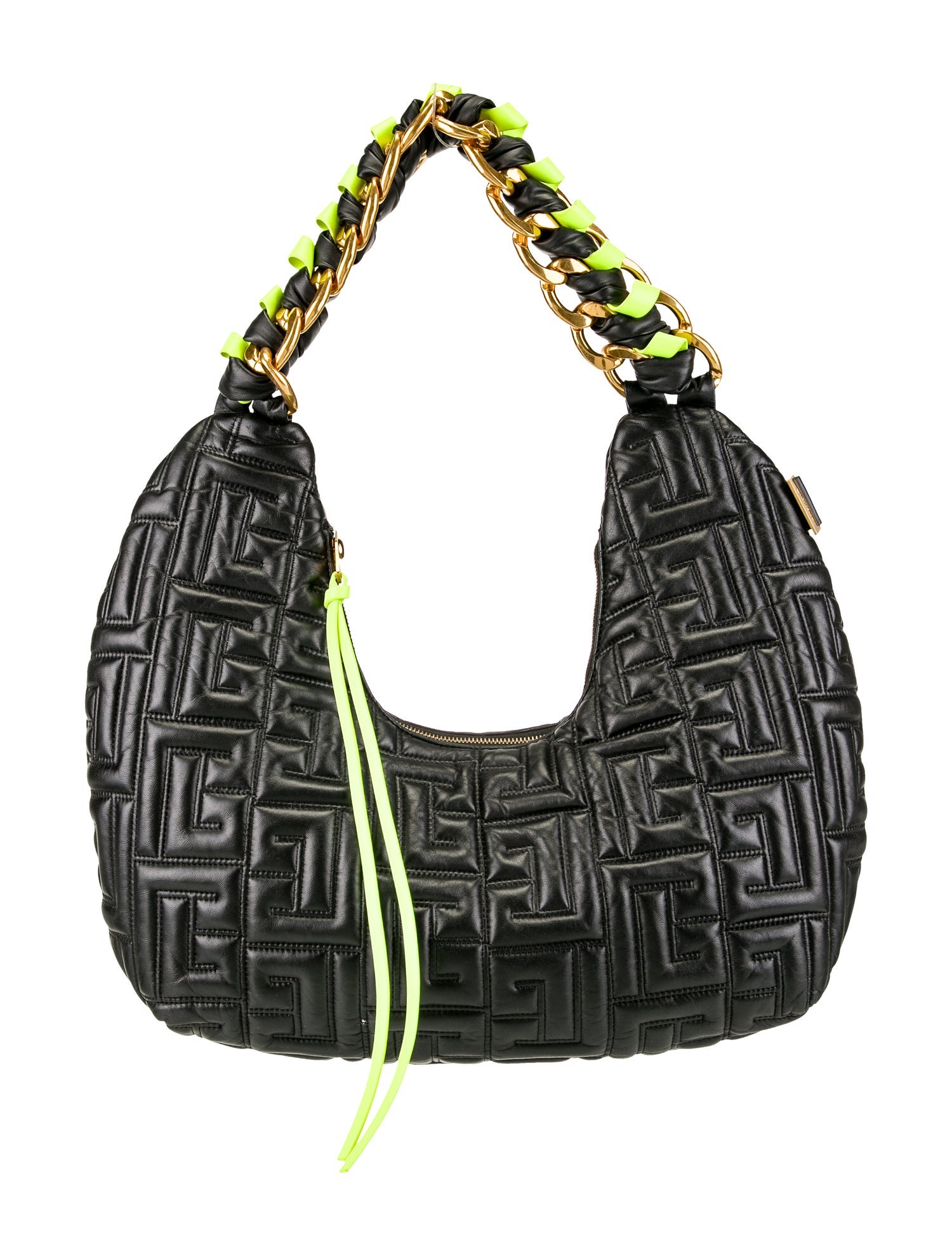 Balmain Quilted Hobo