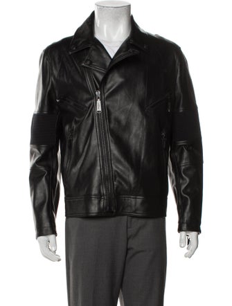 Balmain Signature Logo Moto Jacket