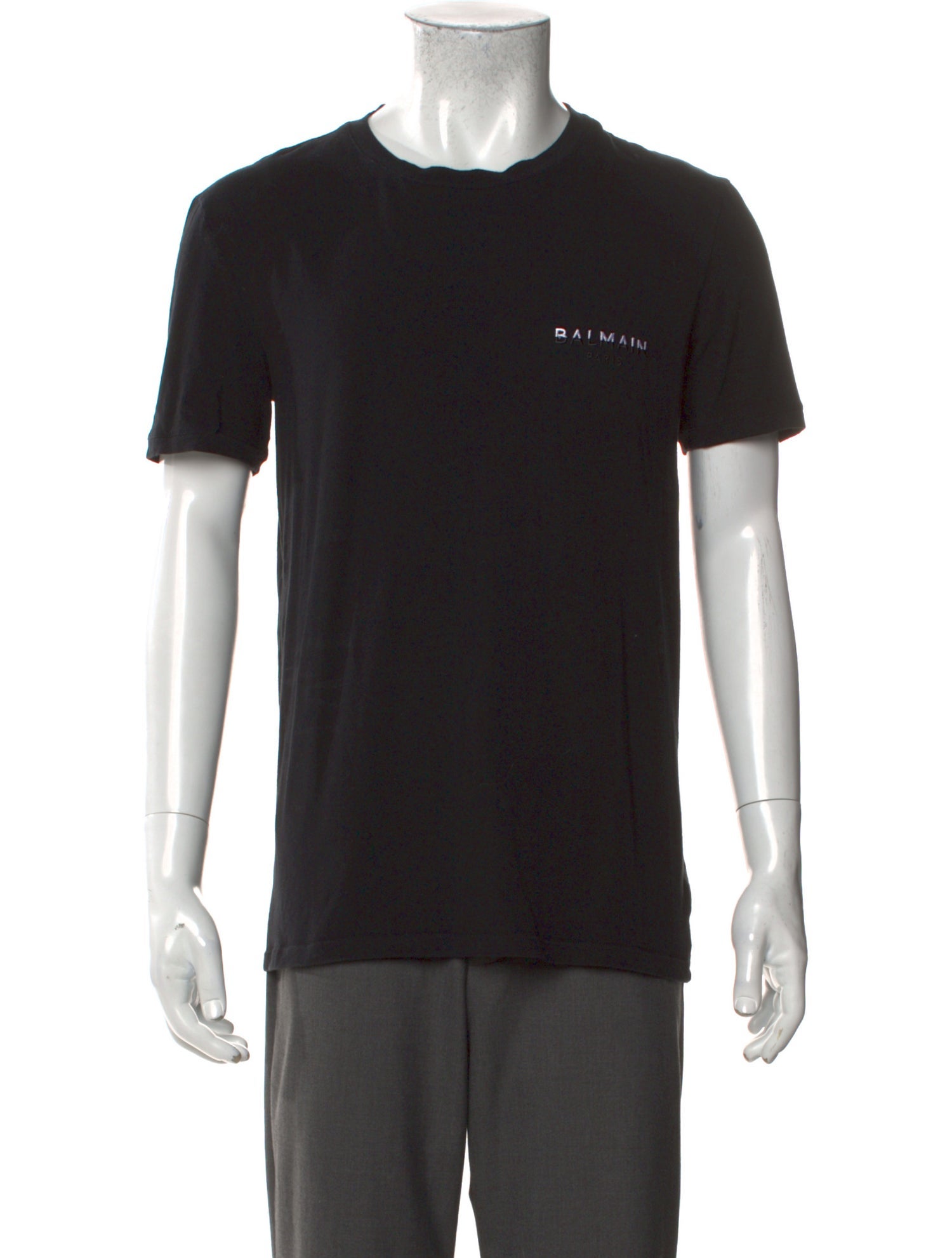 Balmain Graphic Print Crew Neck T-Shirt