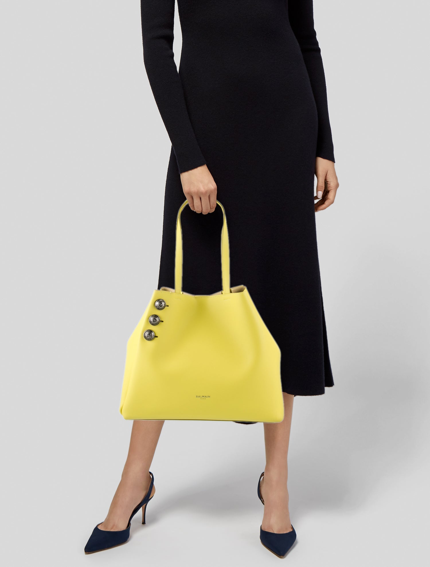 Balmain Leather Tote