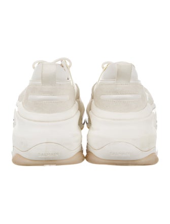 Balmain Suede Printed Sneakers