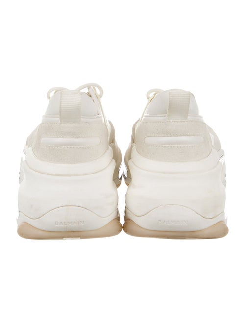 Balmain Suede Printed Sneakers