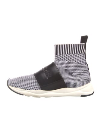 Balmain Mesh Printed Sock Sneakers