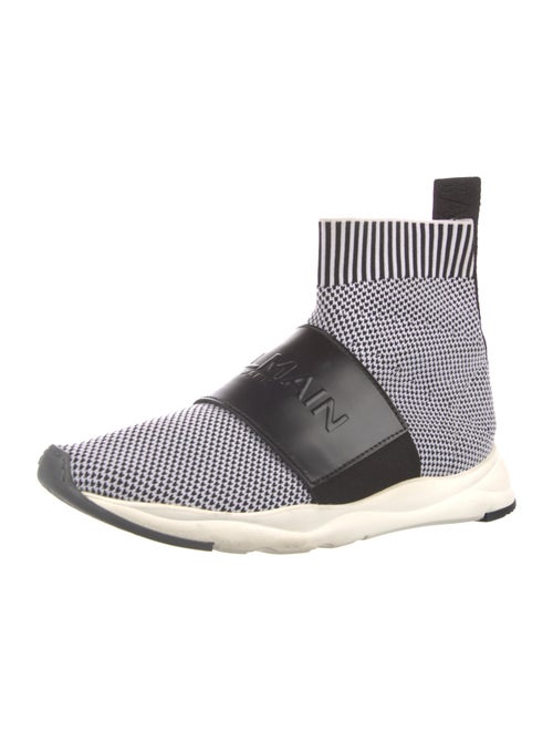 Balmain Mesh Printed Sock Sneakers