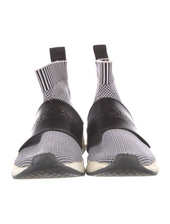 Balmain Mesh Printed Sock Sneakers