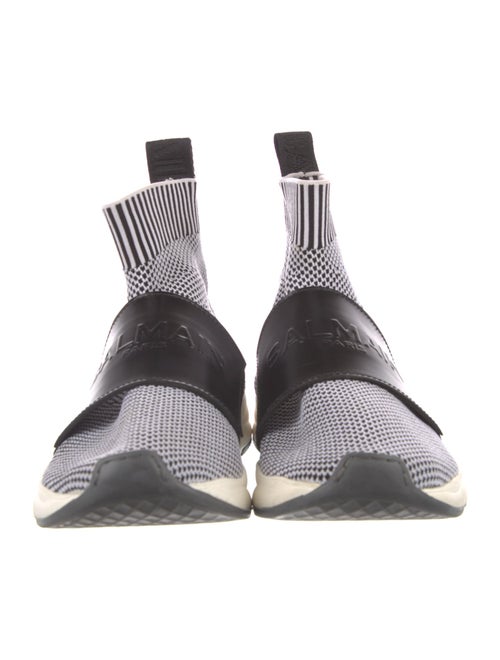 Balmain Mesh Printed Sock Sneakers