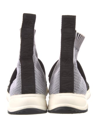 Balmain Mesh Printed Sock Sneakers