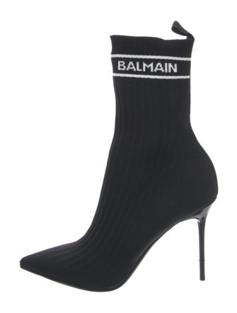 Balmain Graphic Print Sock Boots